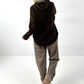 Hoodie model "Cosmo Glow" - mocha
