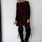 Longpullover - mokka