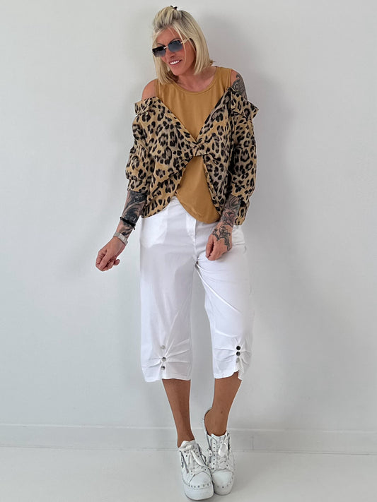 Tunika mit integrierten Top - Leo camel