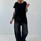 Oversized T-shirt - black