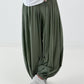 Light harem pants - olive