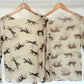 Cashmere Shirt mit Tierprint - Leopard/Tiger