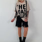 Oversized T-shirt on Tour - pink