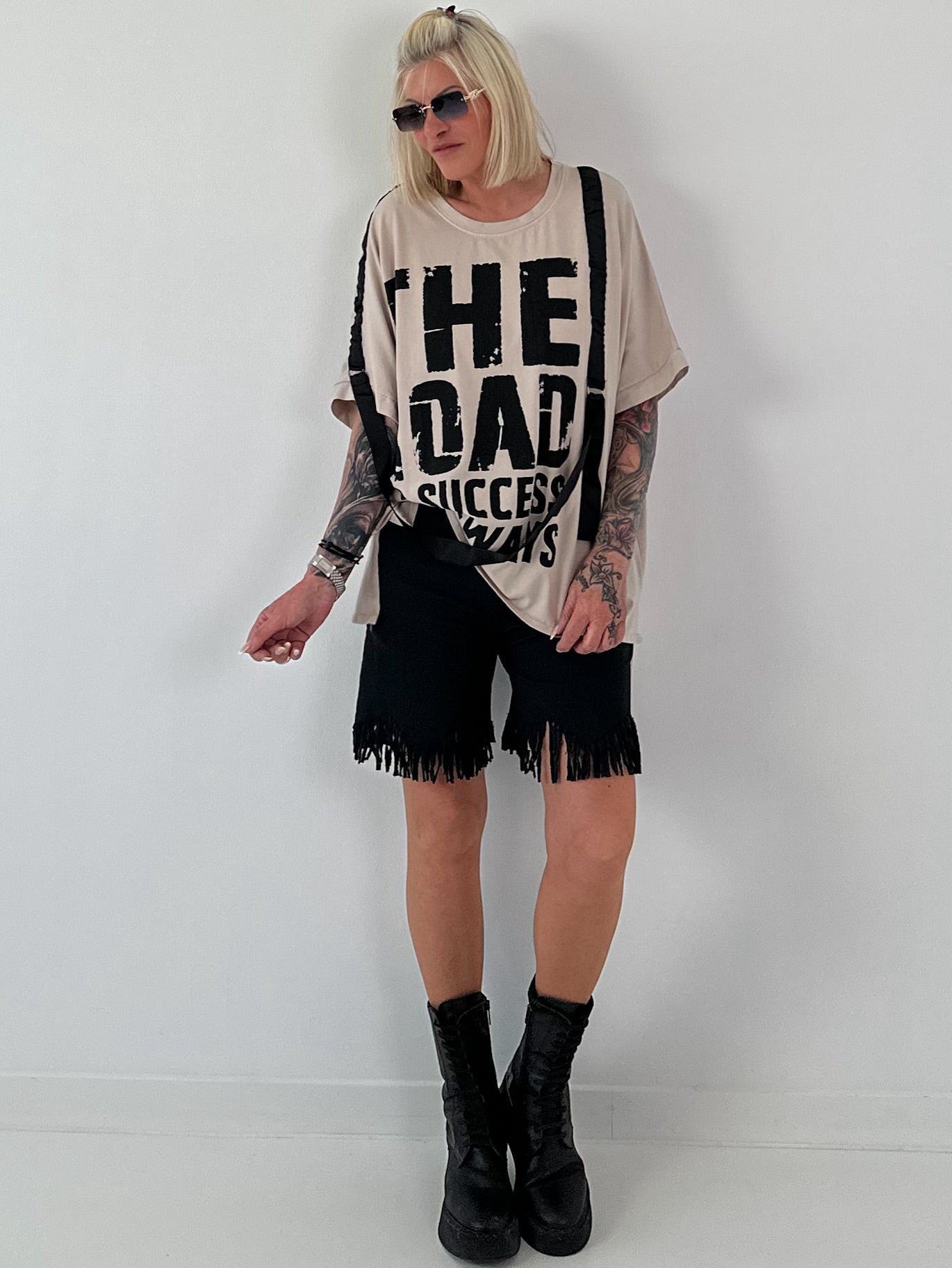 Oversized T-shirt on Tour - pink