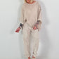 Oversized Linen Shirt - beige