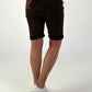 Kurze Hose im Leo Look- schoko