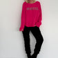 Weicher Pullover Whatever - pink