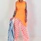 Asymmetrical Long Top - Neon Orange