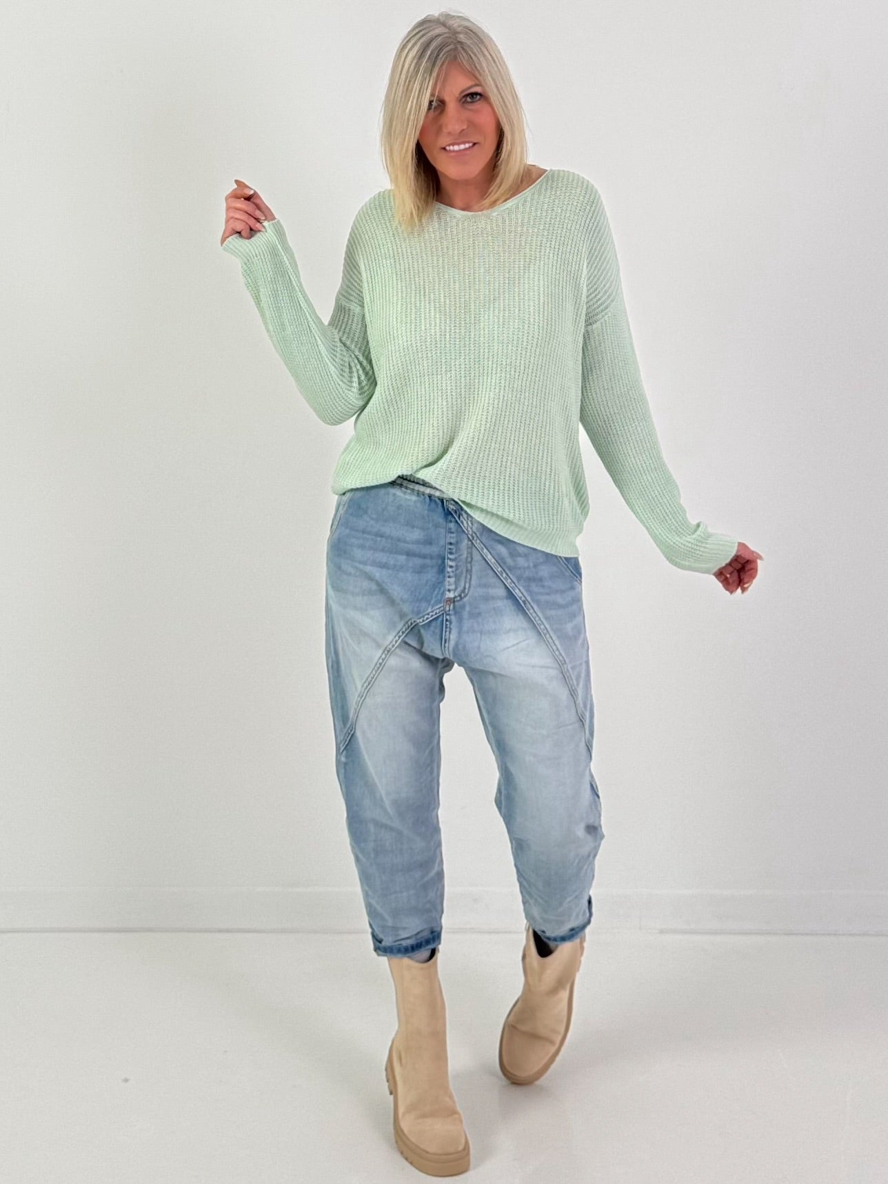 Pullover Modell "Light Essence" - mint
