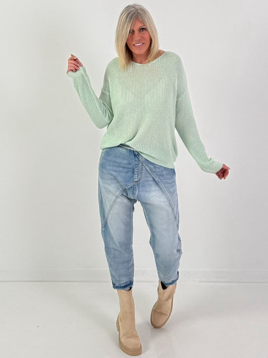Pullover Modell "Light Essence" - mint