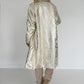 Vintage-look coat with gold effect - gold-ecru