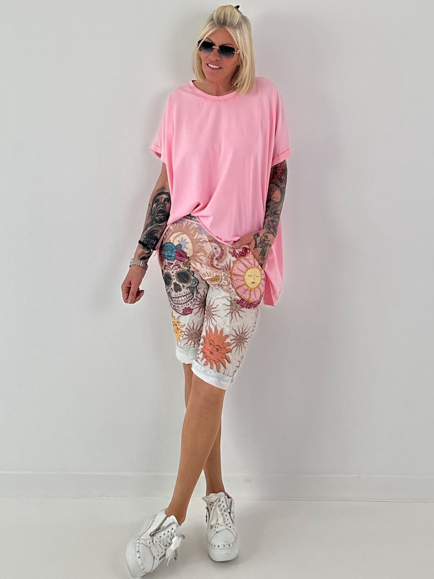 Oversized T-Shirt - rosa