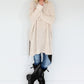 Long Strickpullover - beige