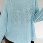 Weicher Pullover My Angel - hellblau
