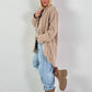 Oversized militair blazer model “Glam Officer” - beige