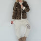 Oversized Kordjacke - schoko