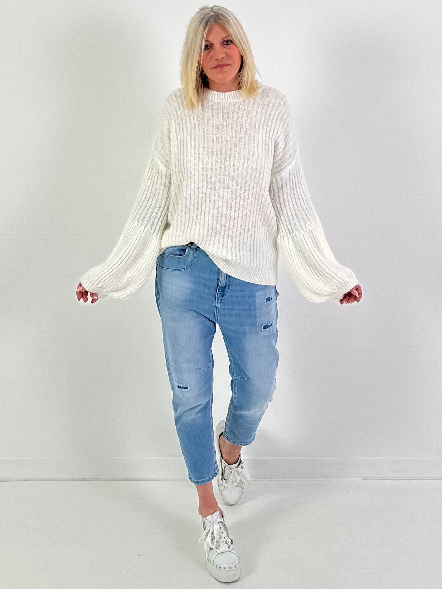 Boyfriend Jeans Modell "Stuffstart" - denim