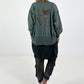 Jacke mit Rückenprint - salbei