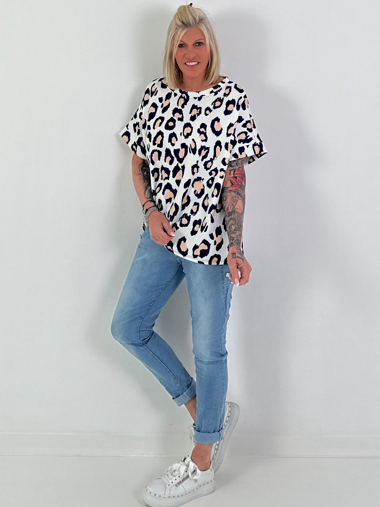 Sweatshirt Leo - dark blue