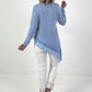 Feinstrick Pullover - hellblau