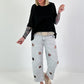 T-shirt with half sleeves - black