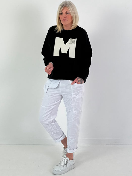 Sweatshirt Modell "Edition M" - schwarz
