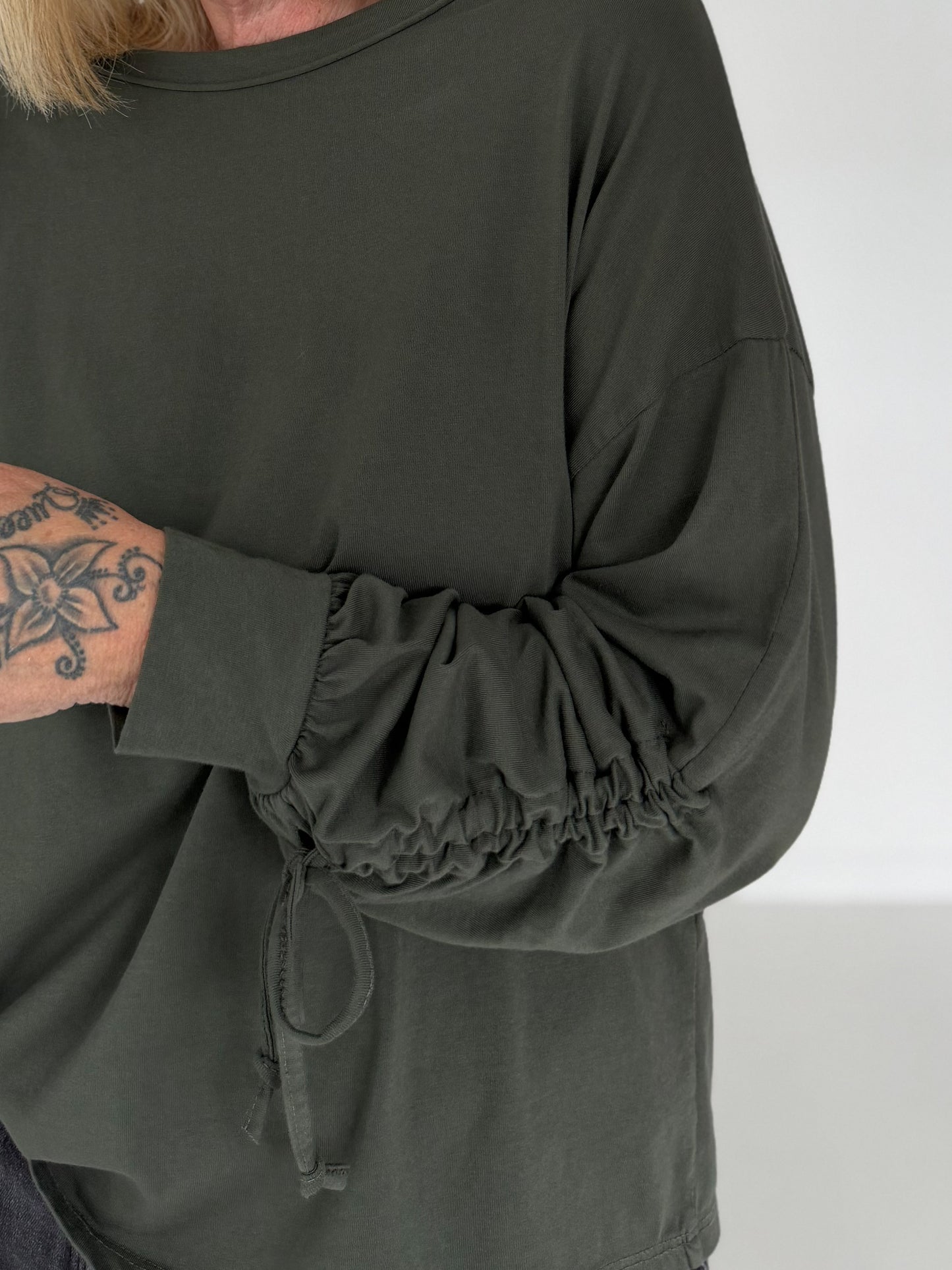 Shirt met ruches - roze