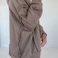 Oversized Hoodie Be Yourself - taupe