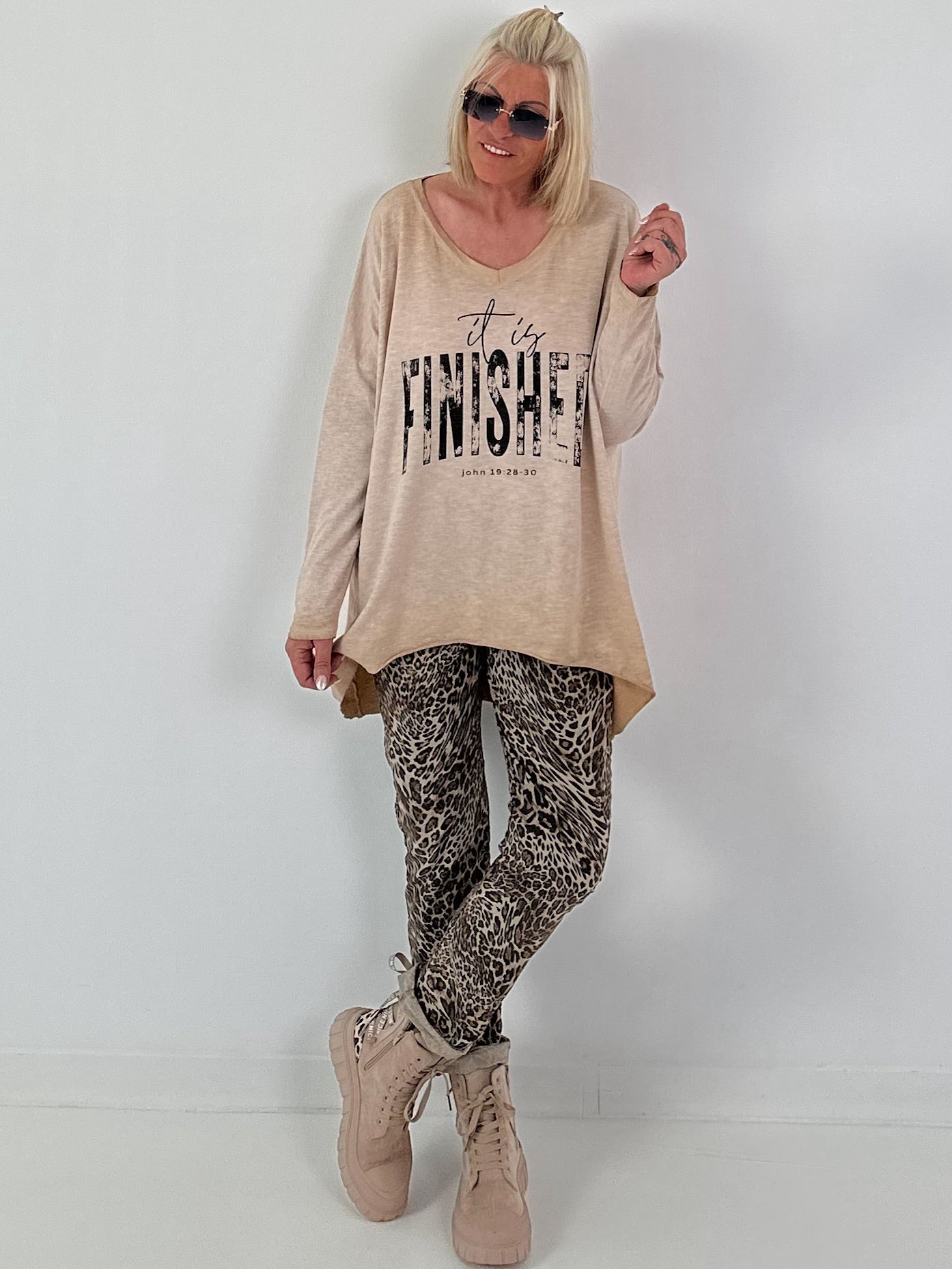 Oversized Shirt Finished - camel