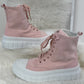Hoge sneakers - roze
