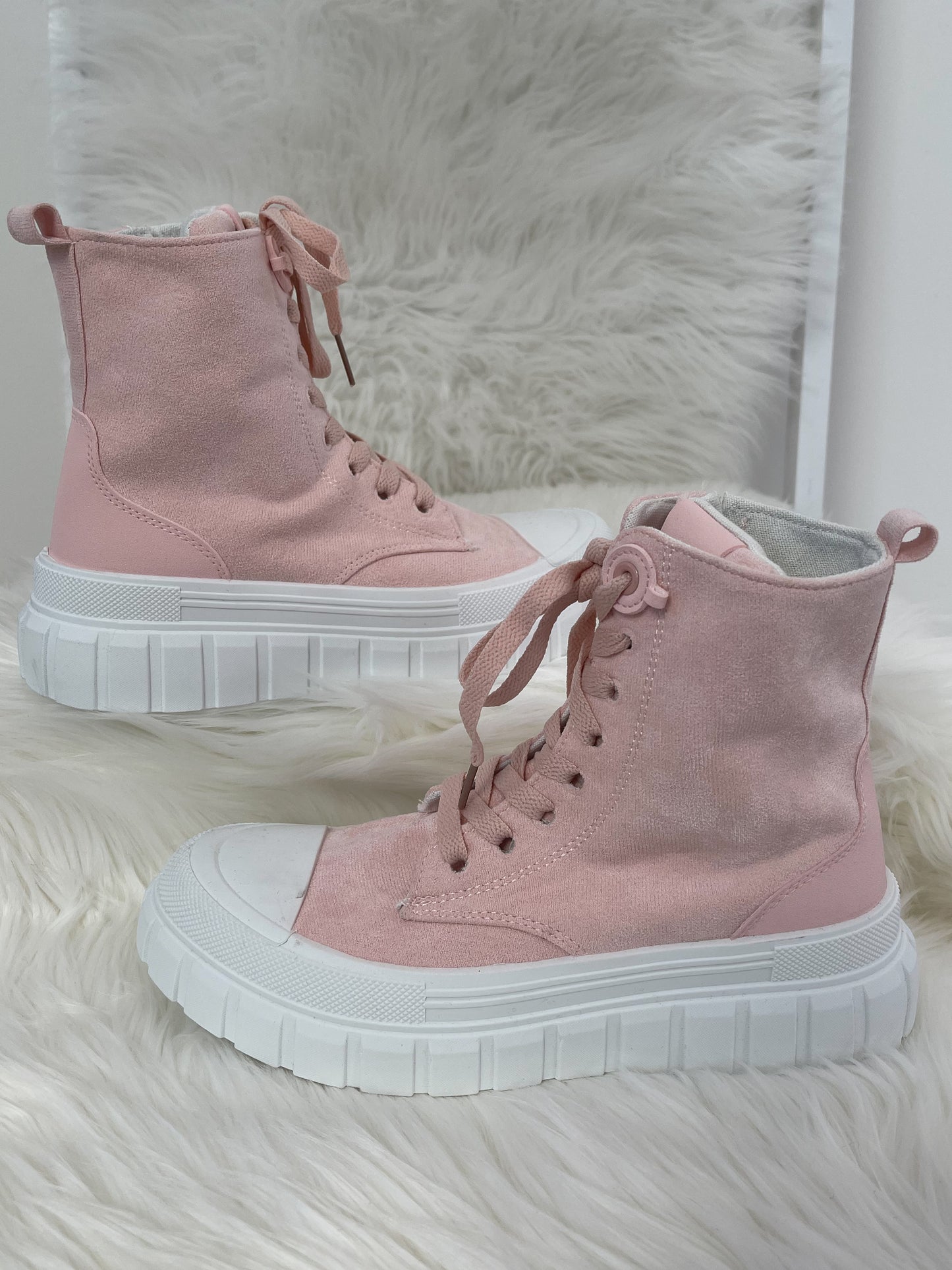 Hoge sneakers - roze