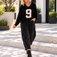 Kuscheliger Hoodie No. 9 - schwarz