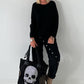 Soft Oversized Basic Pullover - Black