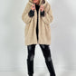 Capuchonjack, model "Hooded Ted" - beige