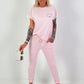 Fine Knit Dog Mom Shirt - Pink