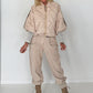 Weste mit Streifen - beige-mokka