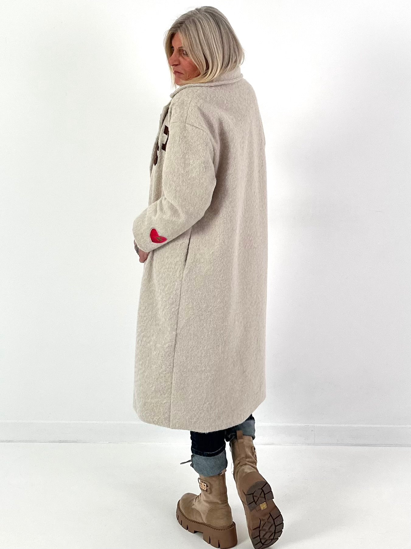 Jas model "Howdy Heart" - beige