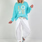 Sweater Forever - turquoise