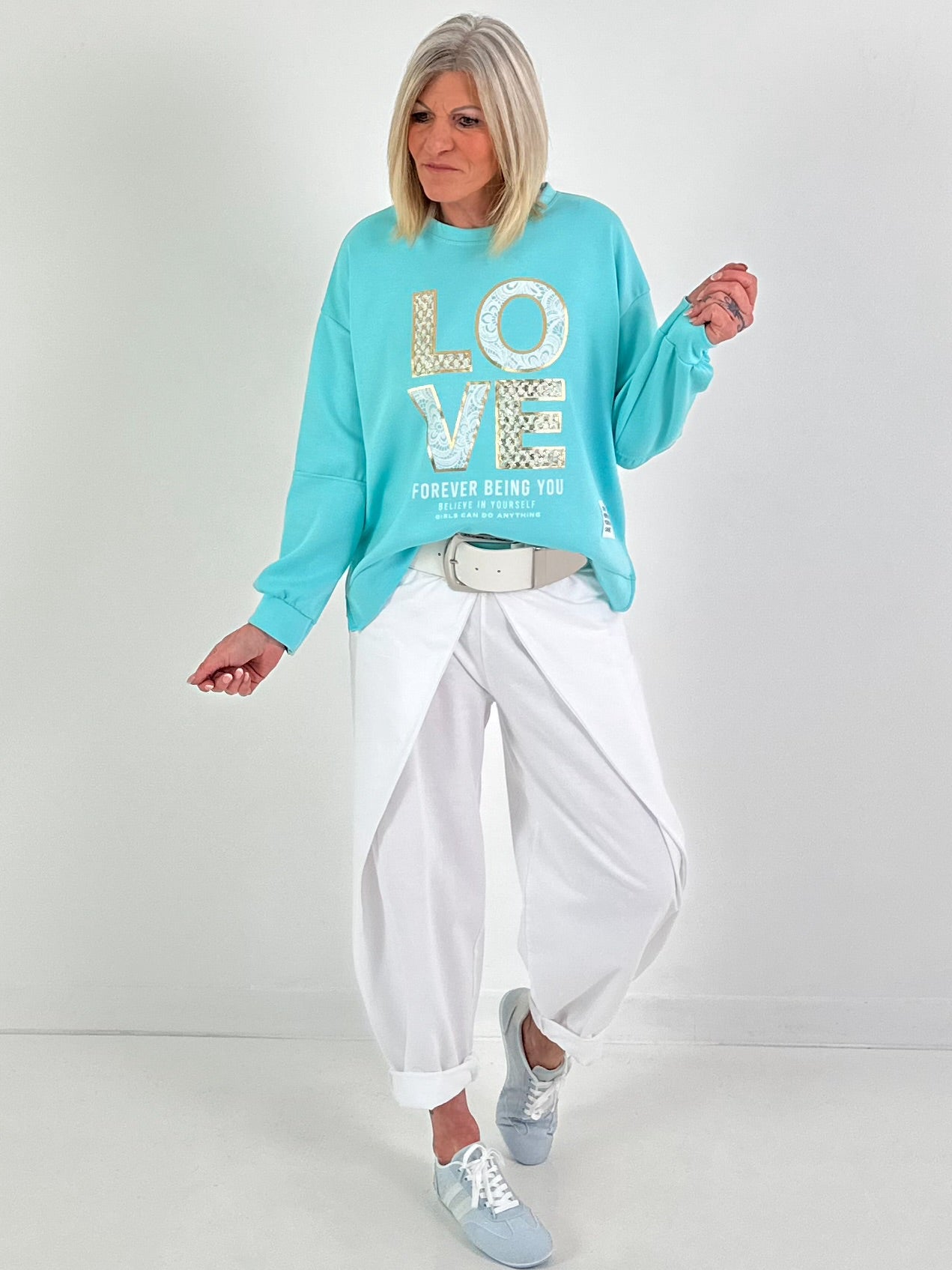 Sweater Forever - turquoise