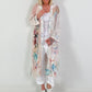 Sequin and print mouse coat - white-multicolored
