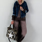 Lässiges Sweatshirt im Used-Look - mokka