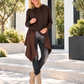 Waist Wrap in Wildlederoptik - mokka ( lieferbar ab ca. 29.10.26)