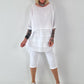 Tunika im Layer-Look - weiss