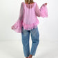 Light Tunic with Ruffles - Pink