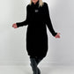 Strickkleid Modell "Shine Story" - schwarz