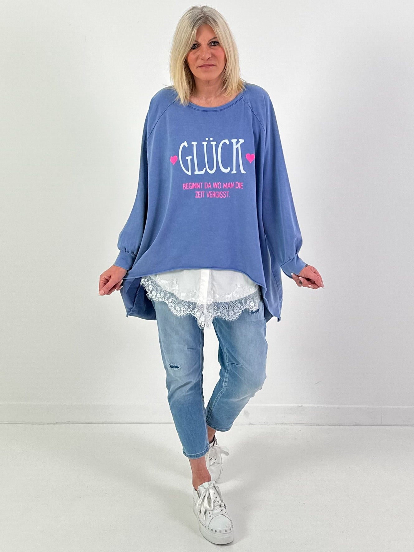 Boyfriend Jeans Modell "Stuffstart" - denim