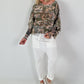 Oversized Sweater mit halben Arm - camouflage
