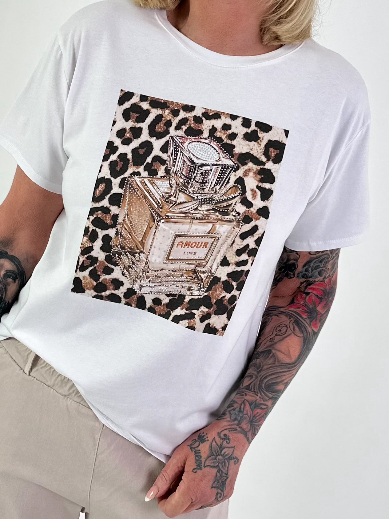 T-Shirt Perfume - white-beige