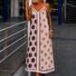 Luftiges Sommerkleid mit Print - rosa - mehrfarbig
