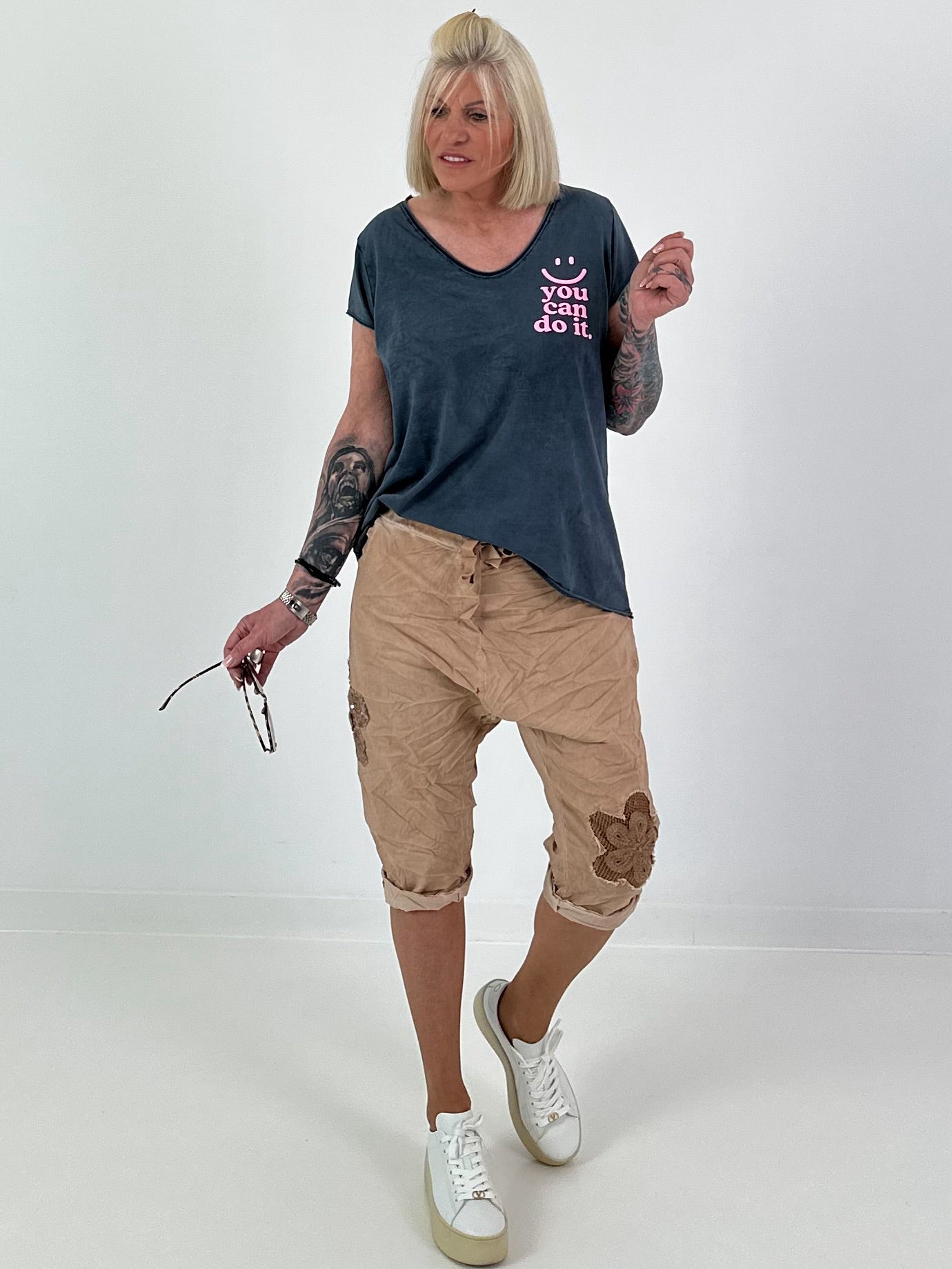 T-Shirt You Can - denim blue